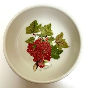 Portmerion 5 1/2” bowl with red currant design